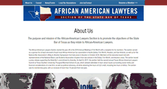 Desktop Screenshot of africanamericanlawyerssection.com